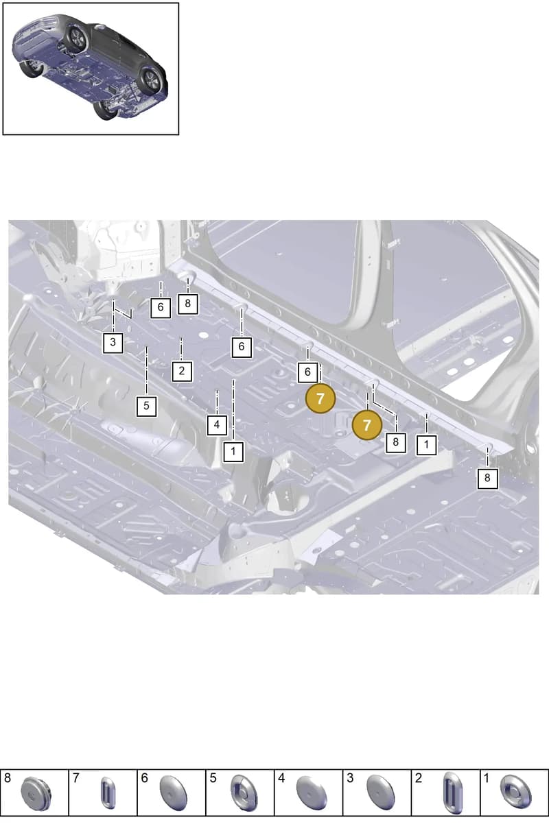 PAF89918600 — Porsche Cayenne Coupe (2023-2023) diagram p51806020, position 7