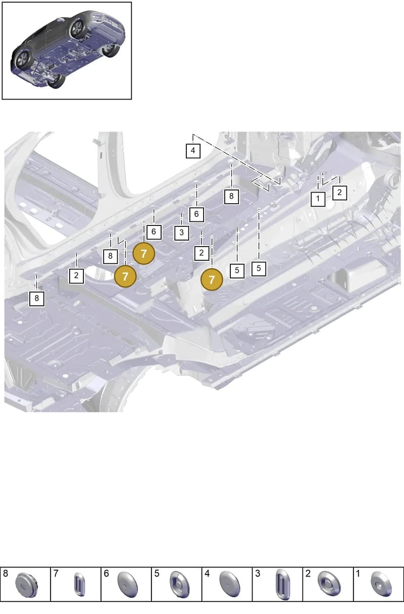 PAF89918600 — Porsche Cayenne Coupe (2023-2023) diagram p51806010, position 7