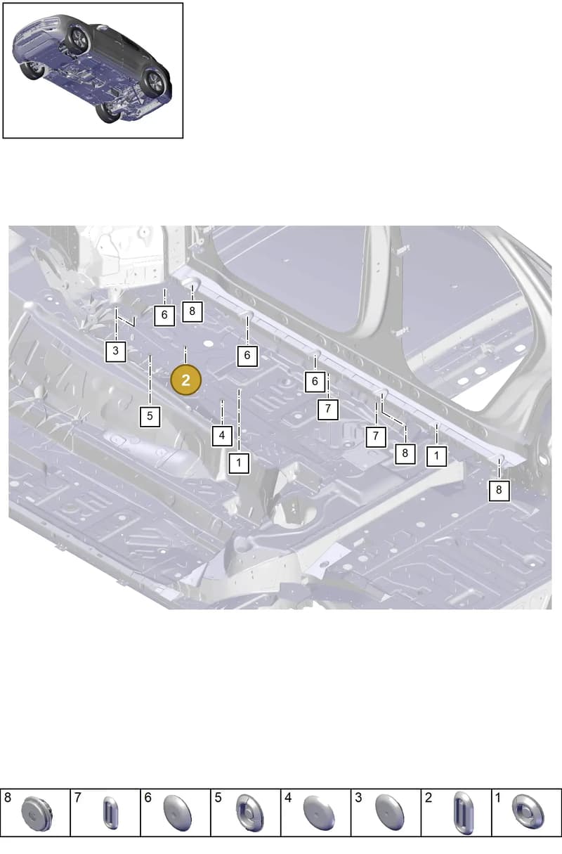 PAF89918700 — Porsche Cayenne Coupe (2023-2023) diagram p51806020, position 2
