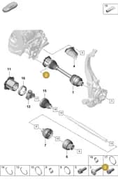 PAF904411 Porsche Screw