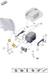 PAF906969 Porsche Clip