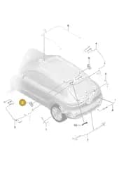 PAF908170 Porsche Hexagon Socket Head Panel Bolt