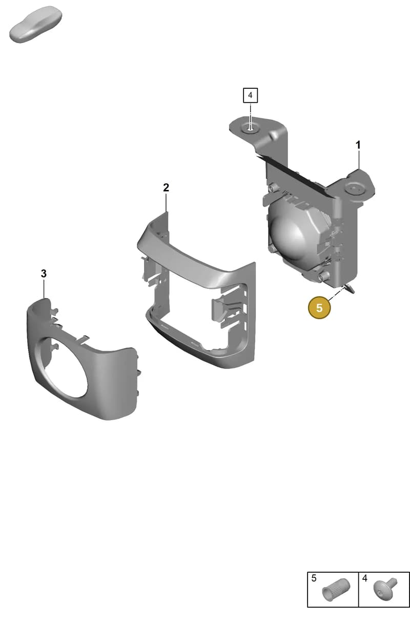 PAF908594 — Porsche 911 (2020-2022) diagram p57901050, position 5