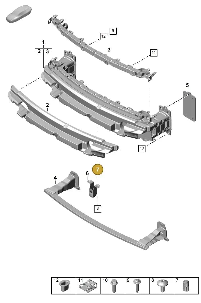 PAF908594 — Porsche 911 (2024-2025) diagram p63802400, position 7