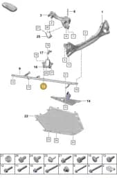 PAF909417 Porsche Screw