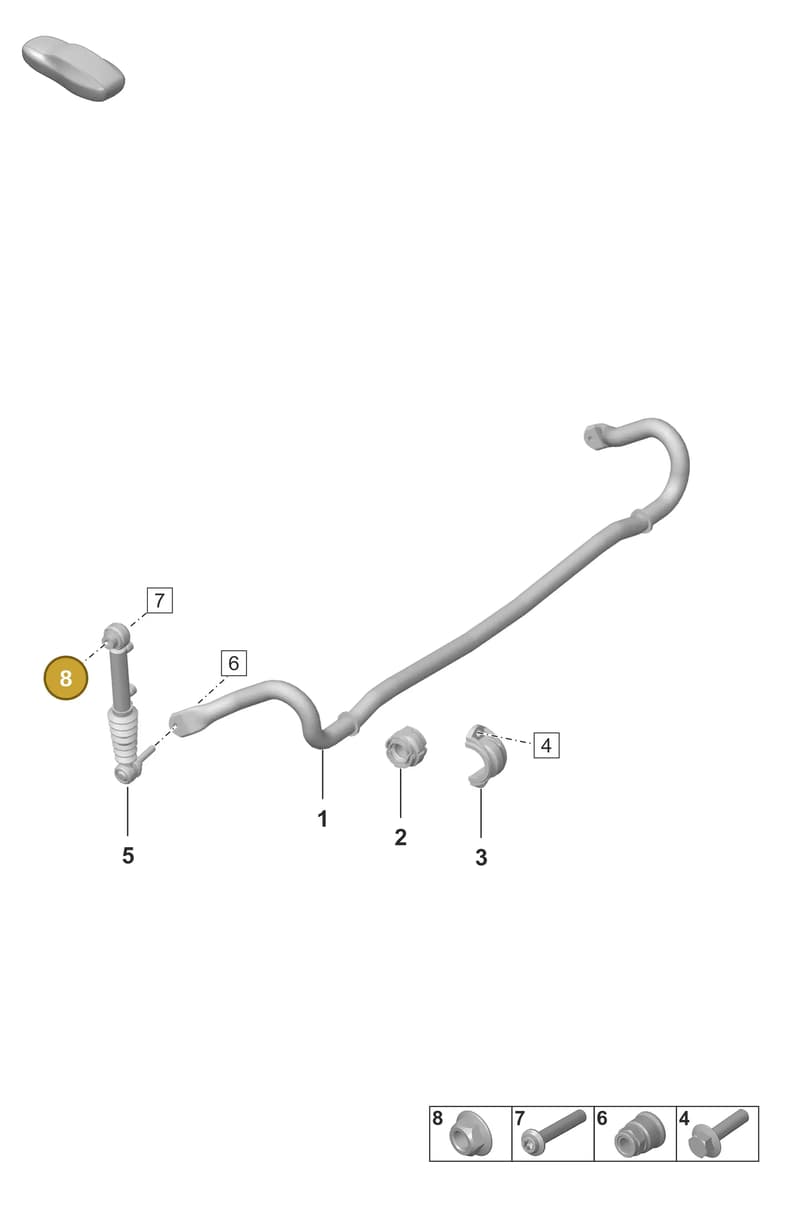 PAF909664 — Porsche 911 (2024-2025) diagram p53501050, position 8