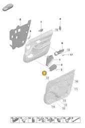 PAF909677 Porsche Torx Socket Head Bolt
