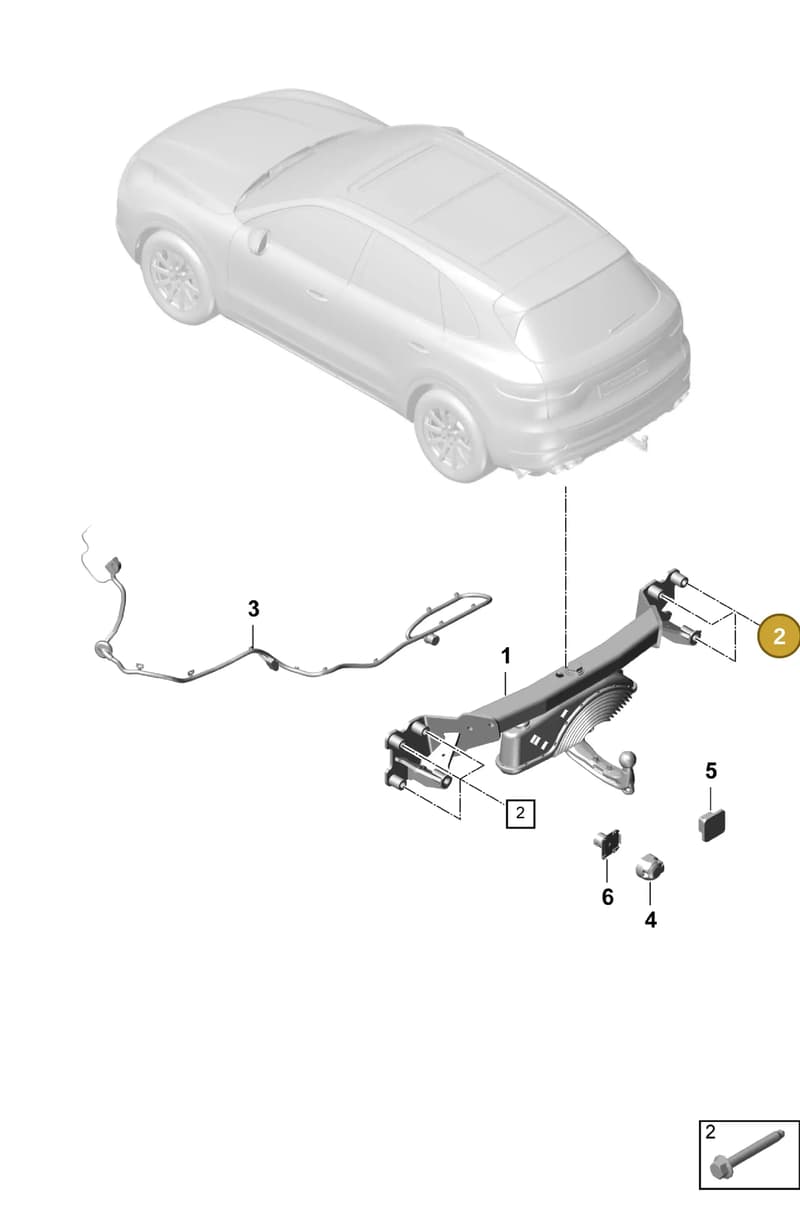 PAF91039802 — Porsche Cayenne (2017-2023) diagram p51002000, position 2