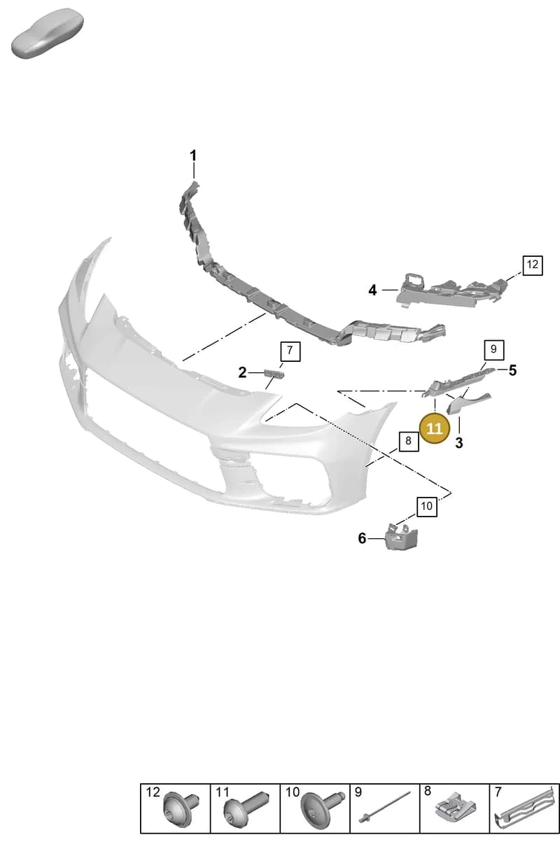 PAF910742 — Porsche Panamera (2023-2025) diagram p62802210, position 11