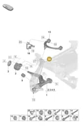 PAF911085 Porsche Screw