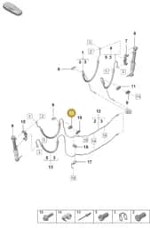 PAF911543 Porsche Line Holder