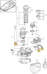 PAF911804 Porsche Hexalobular Flange Screw