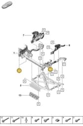 PAF91184301 Porsche Hexagon Bolt