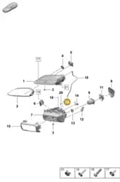 PAF911931 Porsche Oval Hexagon Socket Head Bolt