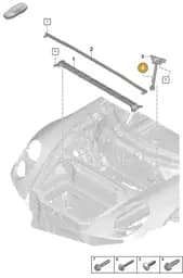 PAF912040 Porsche Hexagon Bolt