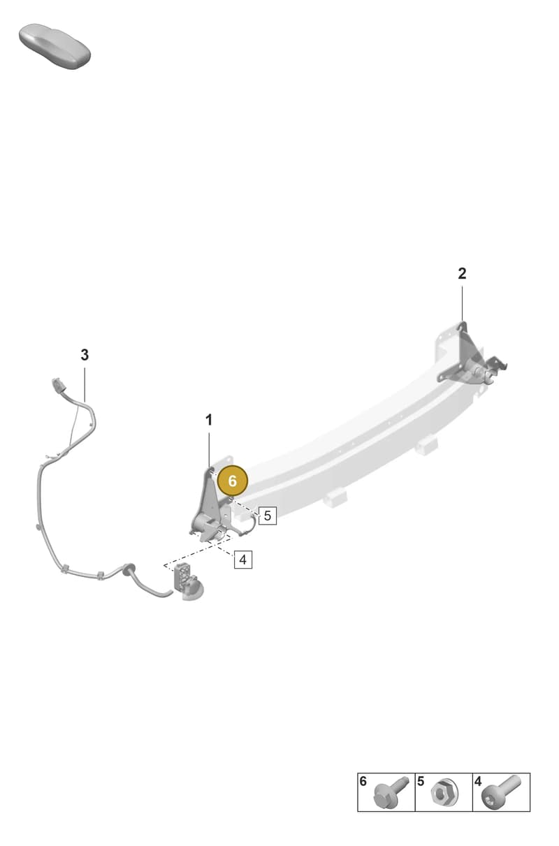 PAF912101 — Porsche Taycan Sport Turismo (2023-2025) diagram p56002000, position 6