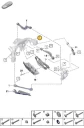 PAF912290 Porsche Screw