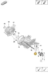 PAF912738 Porsche Securing Ring