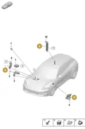PAF912742B Porsche Flat Fuse