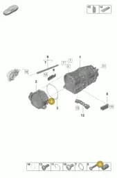 PAF912794 Porsche Cylinder Pin