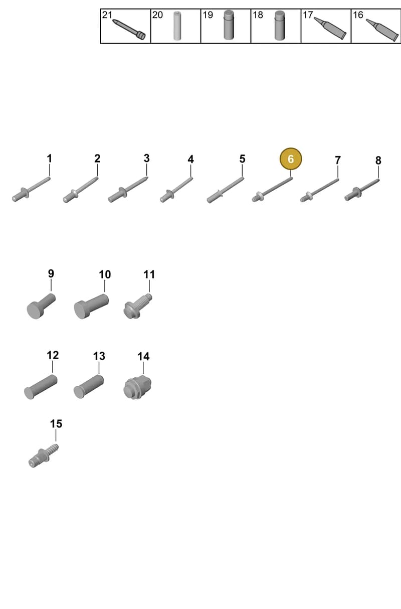 PAF912884 — Porsche 911 (2020-2022) diagram p57801020, position 6