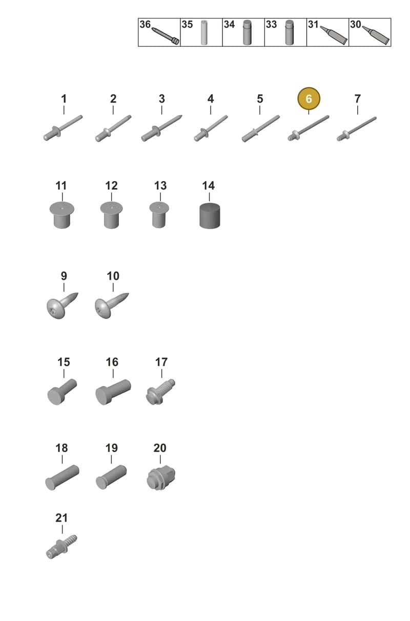 PAF912884 — Porsche 911 (2024-2025) diagram p53801020, position 6