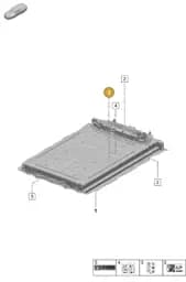 PAF912985 Porsche Hexagon Flange Screw