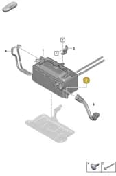 PAF913012 Porsche Interior Serration Flange Screw