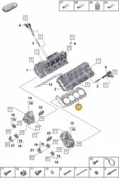 PAF913050 Porsche Seal Bolt with Sealing Ring