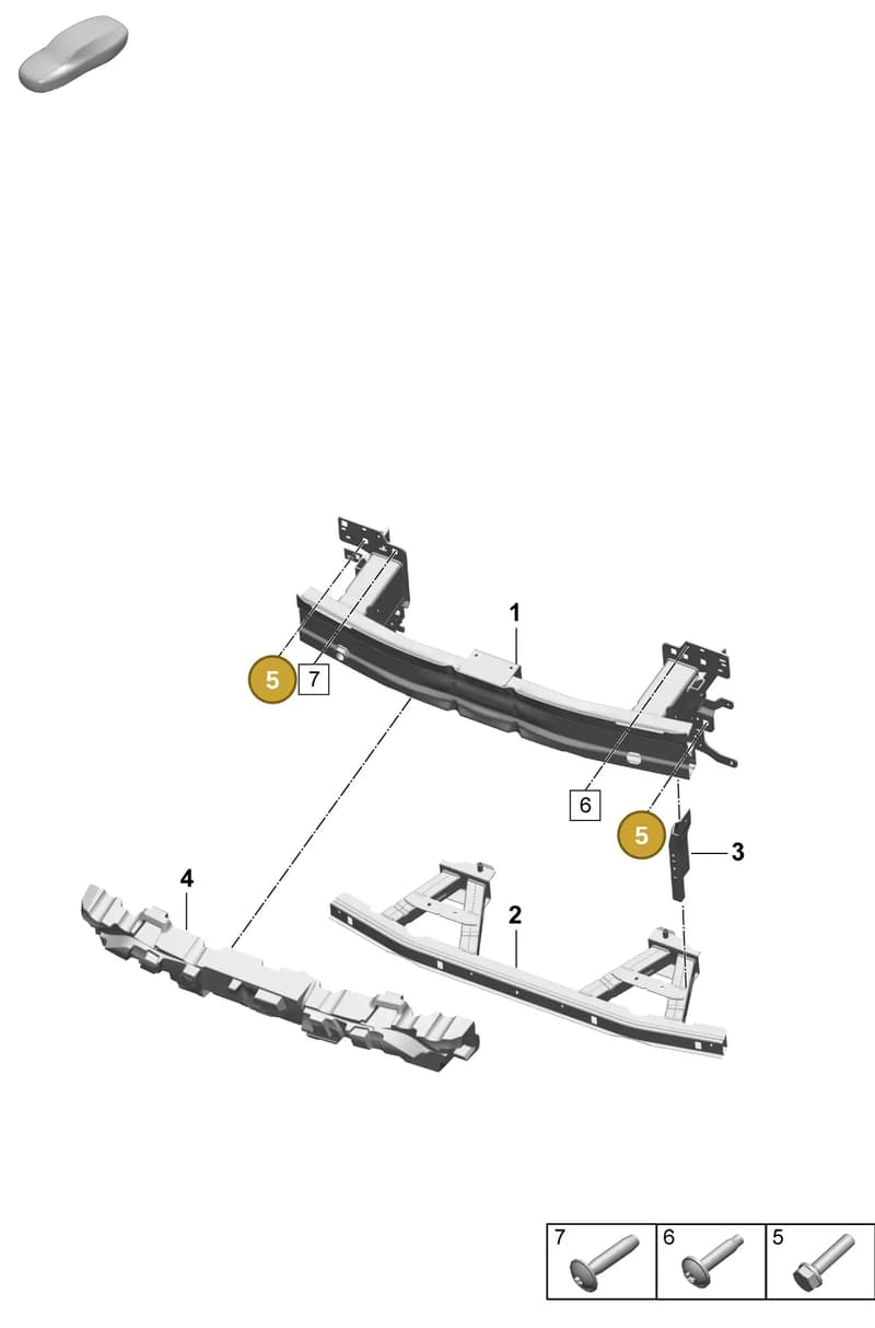 PAF913118 — Porsche Macan (2024-2024) diagram p61802200, position 5