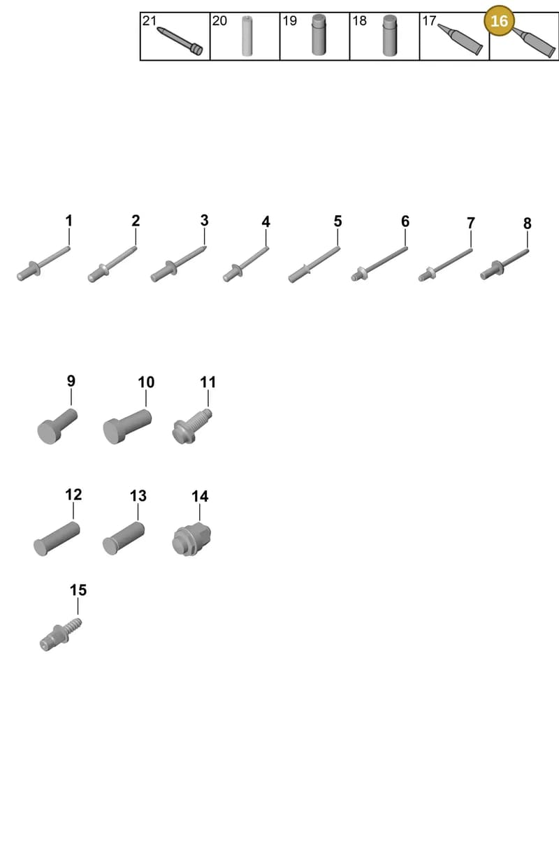 PAH07178100 — Porsche 911 (2020-2022) diagram p57801020, position 16