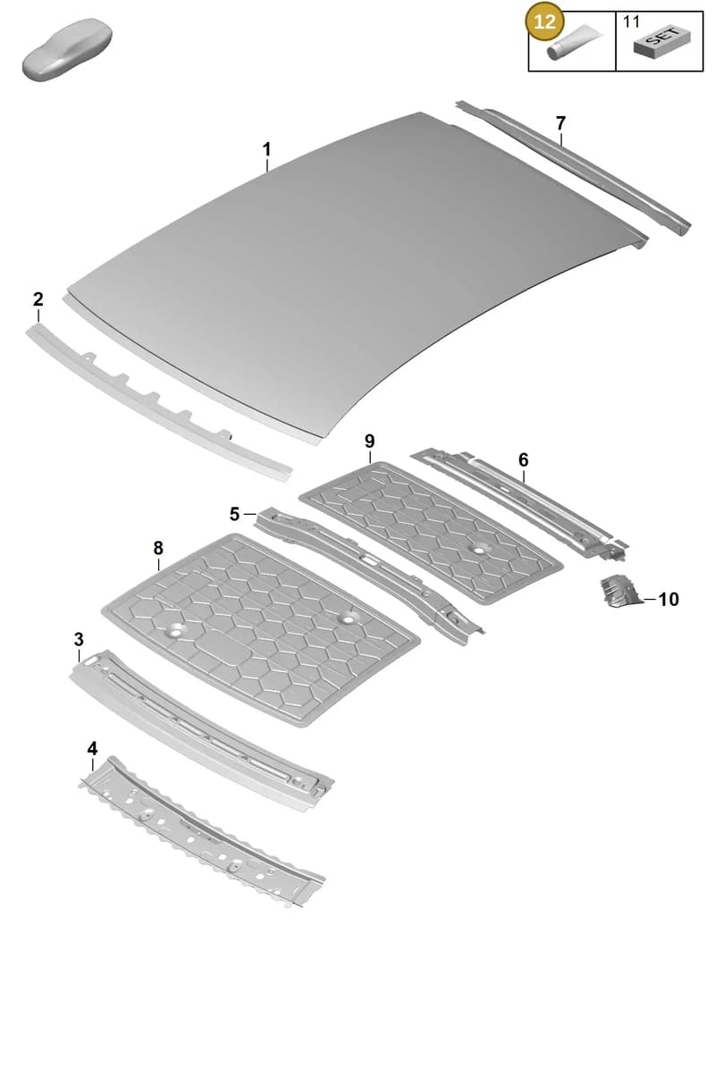 PAH07178100 — Porsche Panamera (2023-2025) diagram p62801450, position 12