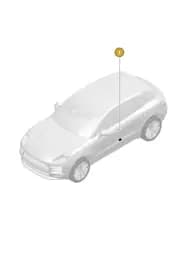 V04015001AE Porsche Data Plate for Tyre Pressure