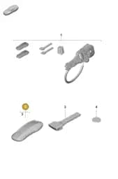 V04015001CR Porsche Handheld Transmitter