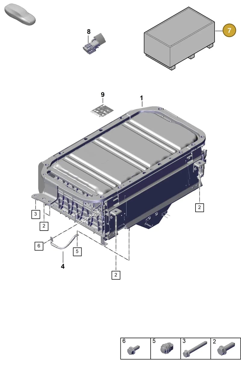 V04015001FF — Porsche Panamera (2023-2025) diagram p62251000, position 7