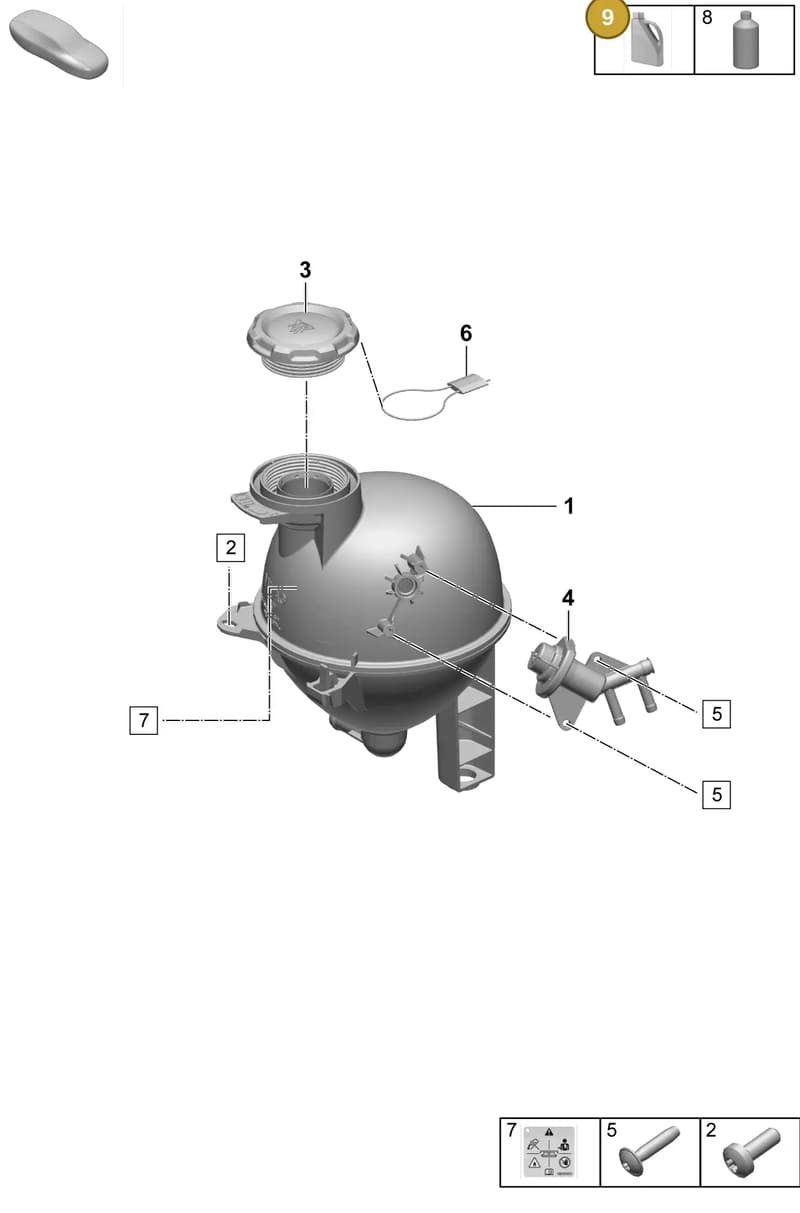 V04015003P — Porsche Macan (2024-2024) diagram p61155100, position 9