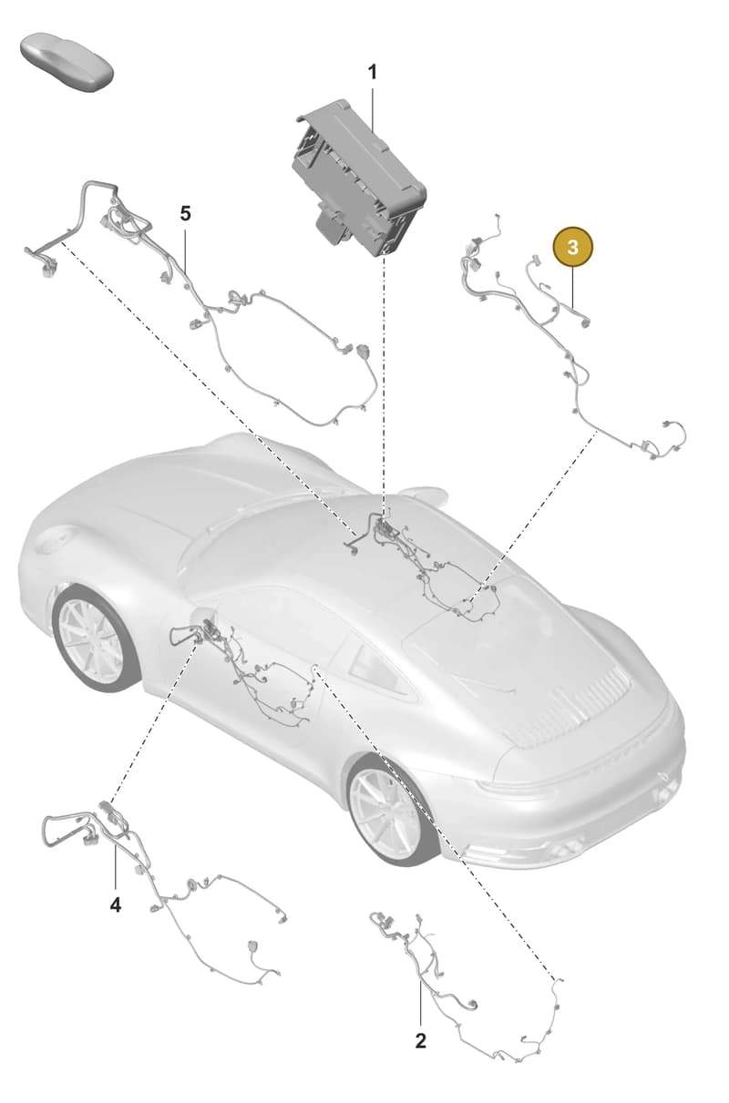 V04015067A — Porsche 911 (2024-2025) diagram p53902150, position 3