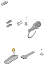 V04015853BE Porsche Handheld Transmitter
