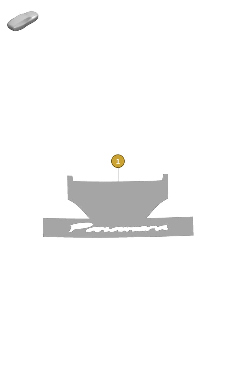 V04016003BM — Porsche Panamera (2020-2023) diagram p58810020, position 1