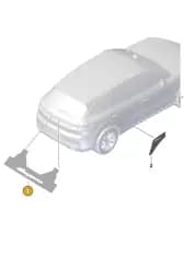 V04016003CC Porsche Assembly Aid for Lettering