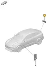 V04016003CT Porsche Assembly Aid for Lettering