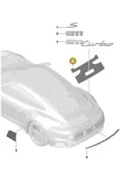 V04016003DN Porsche Assembly Aid for Lettering