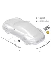 V04016003EH Porsche Assembly Aid for Lettering