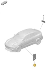 V04016003EM Porsche Assembly Aid for Lettering