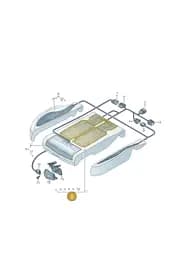 V04017001AN Porsche Repair Set for Seat Heater