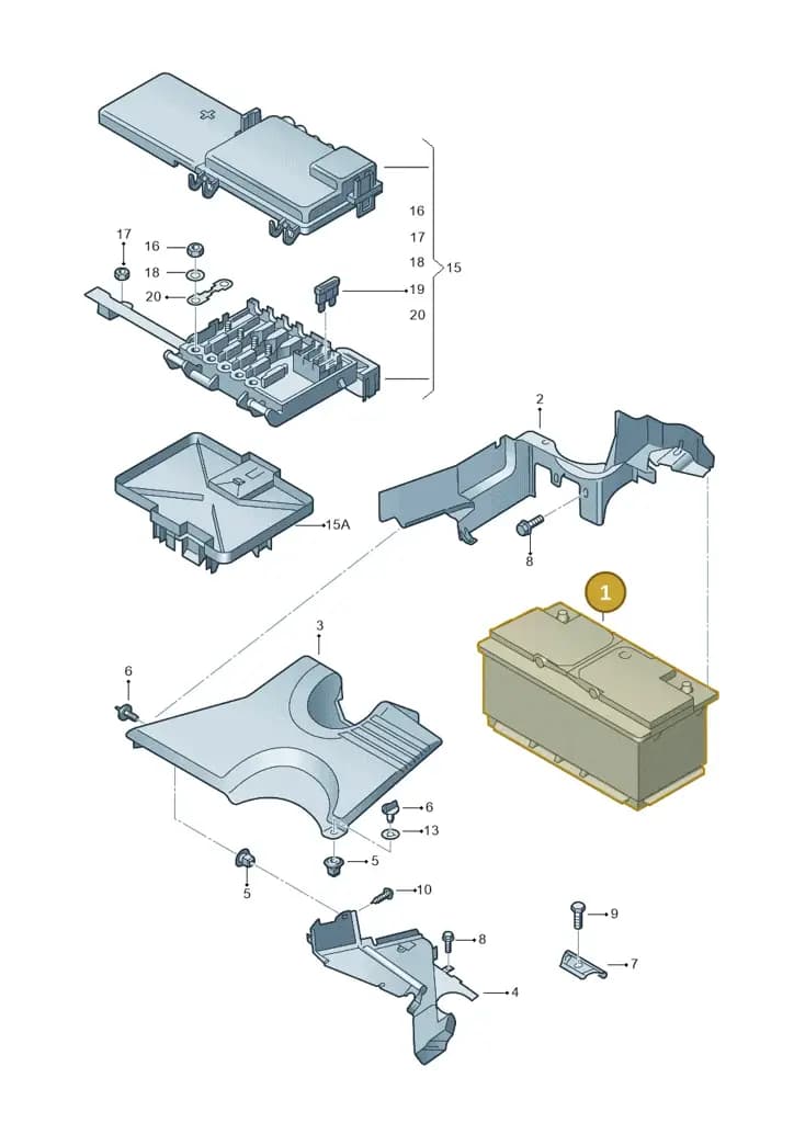 000915105AG — SEAT Alhambra (2006-2010) diagram 406915000, position 1