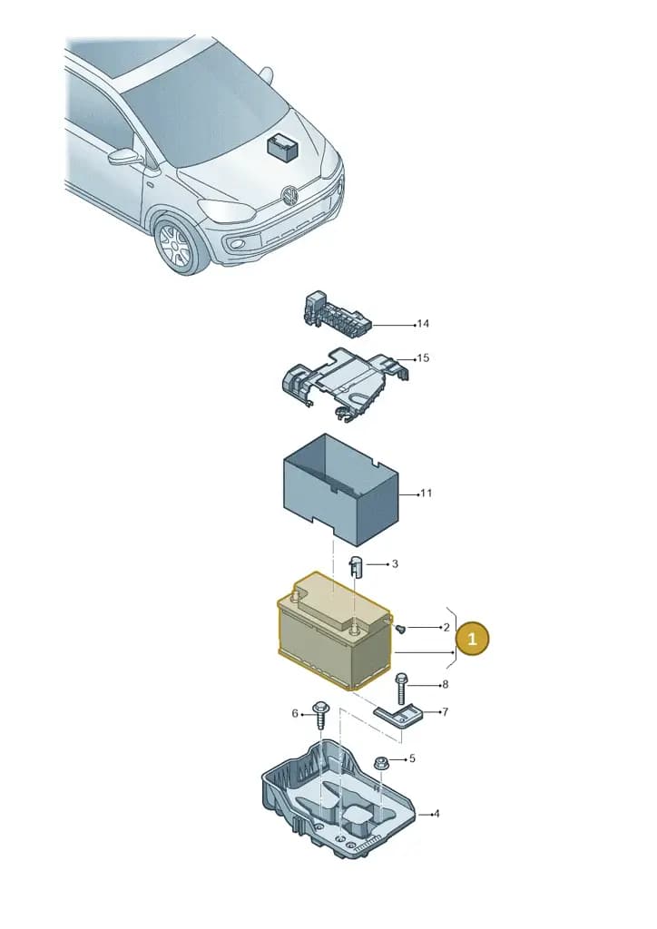 000915105DN — SEAT Mii electric (2020-2021) diagram 772915000, position 1