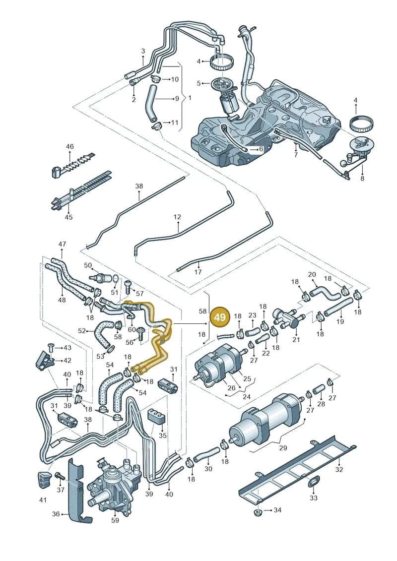 03L201360K — SEAT Exeo ST Reference (2008-2011) diagram 636201250, position 49