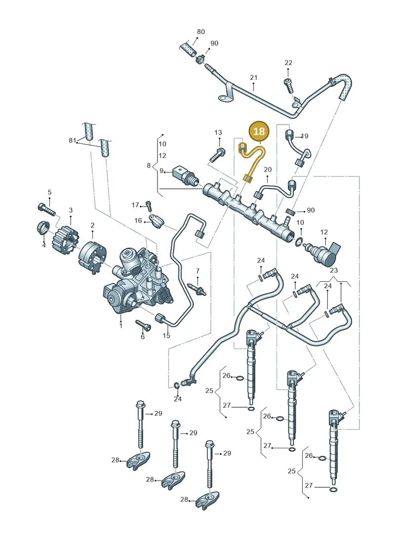 03P130301 — SEAT Ibiza Reference (2012-2012) diagram 677130300, position 18