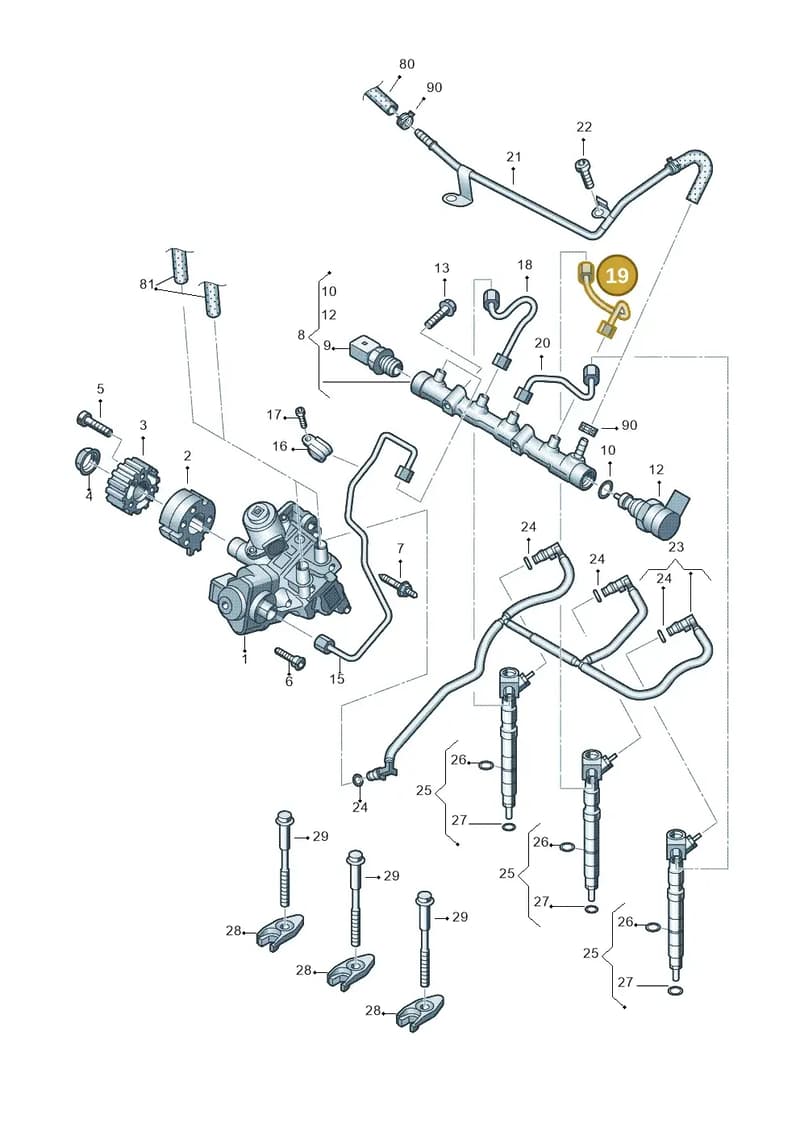 03P130302 — SEAT Ibiza Reference (2012-2012) diagram 677130300, position 19